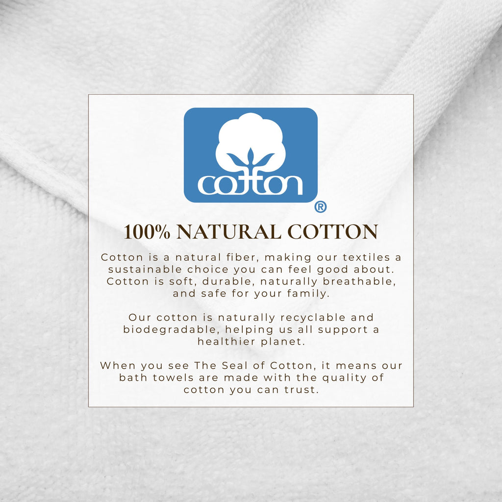 Cotton Border-Stitched 6-Piece Towel Set - Valery Collection
