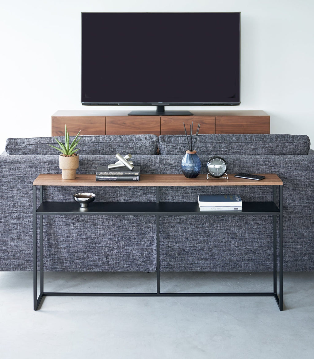 Long Console Table - Steel