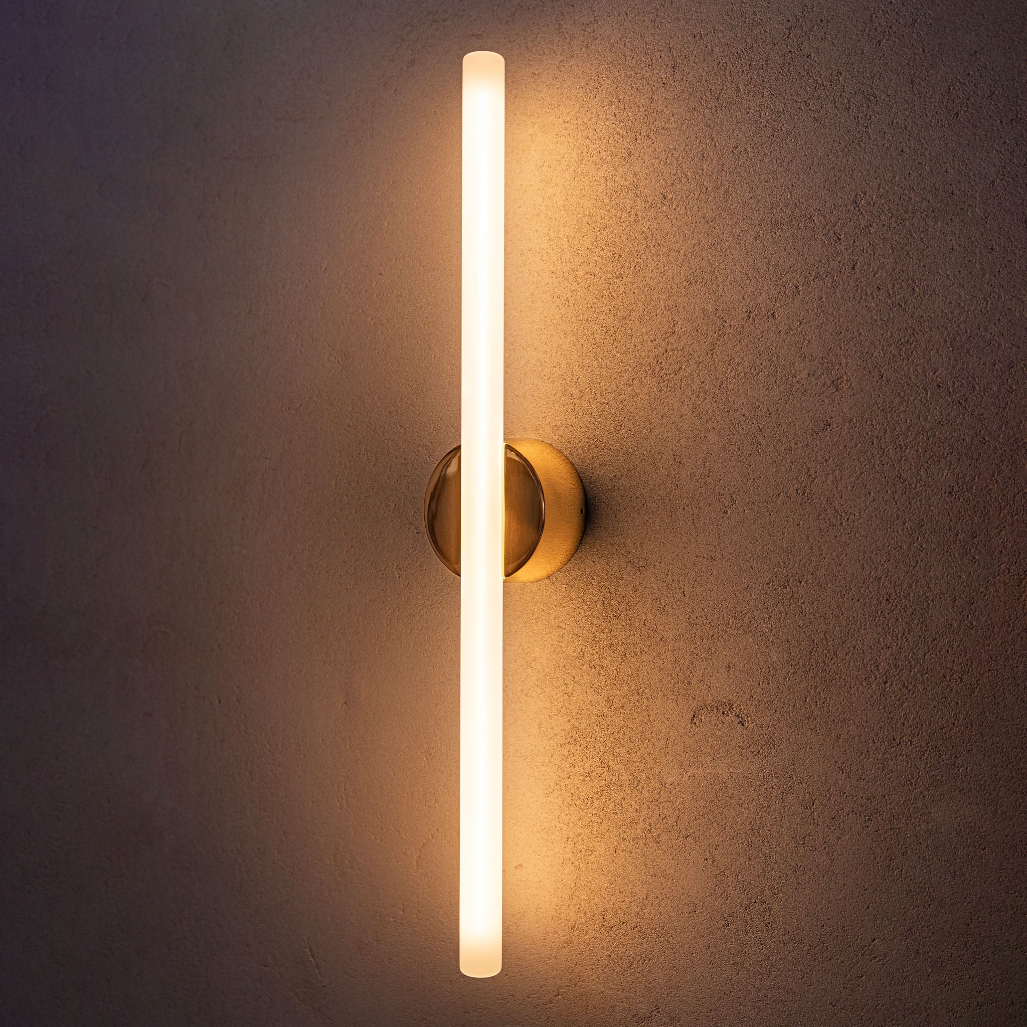 Kilter Wall Light in Solid Brass