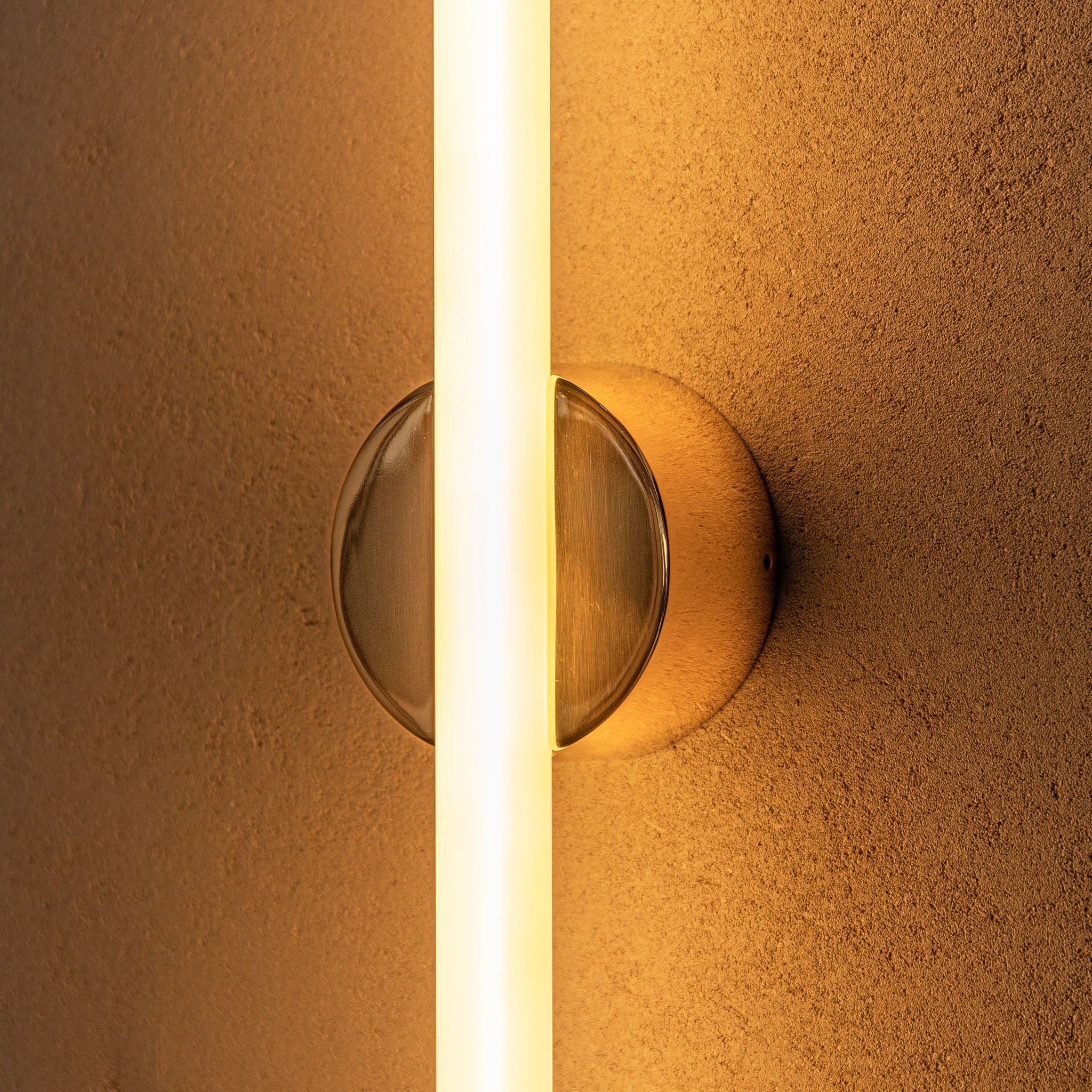 Kilter Wall Light in Solid Brass