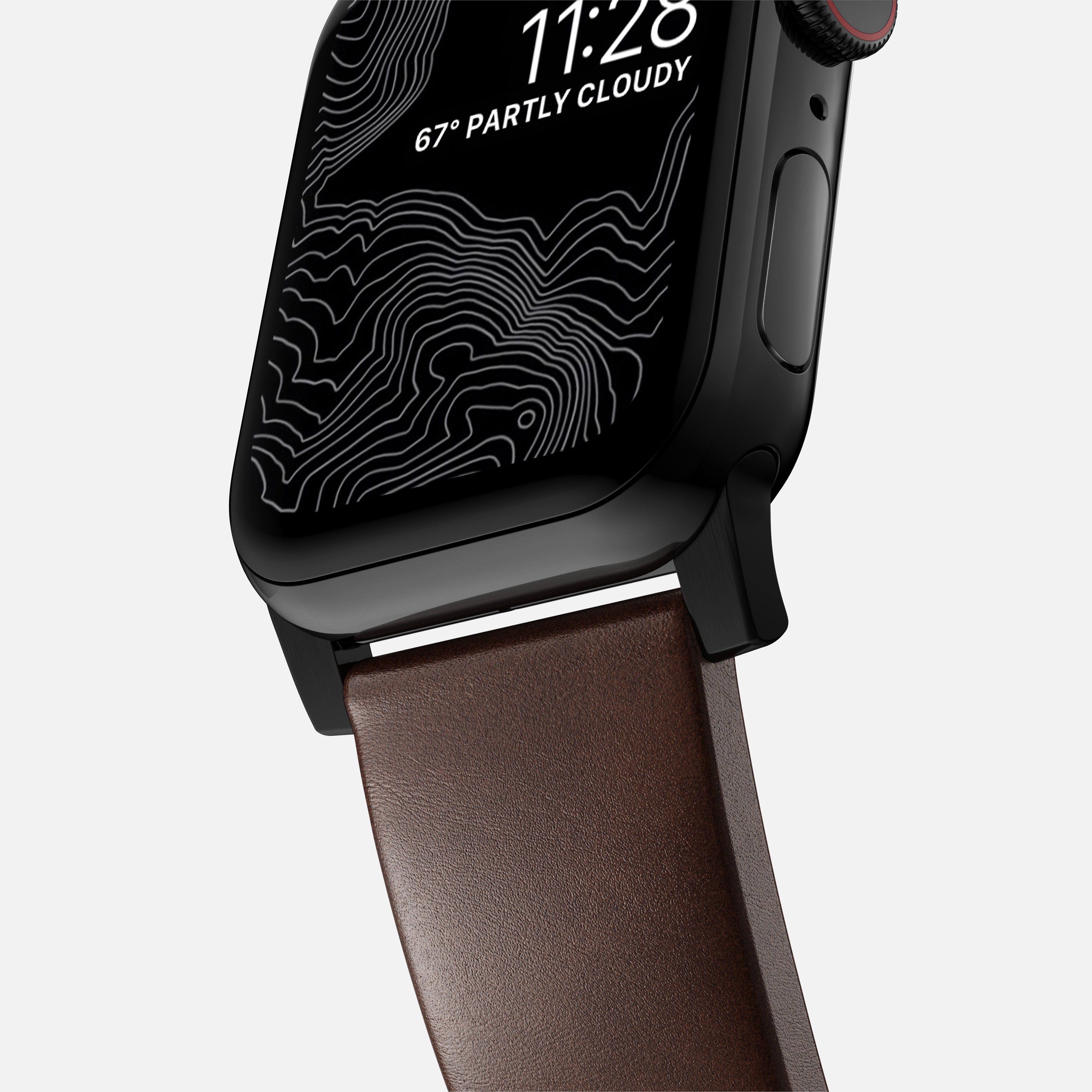 Modern Band - 46mm/49mm | Black Hardware | Rustic Brown | Horween