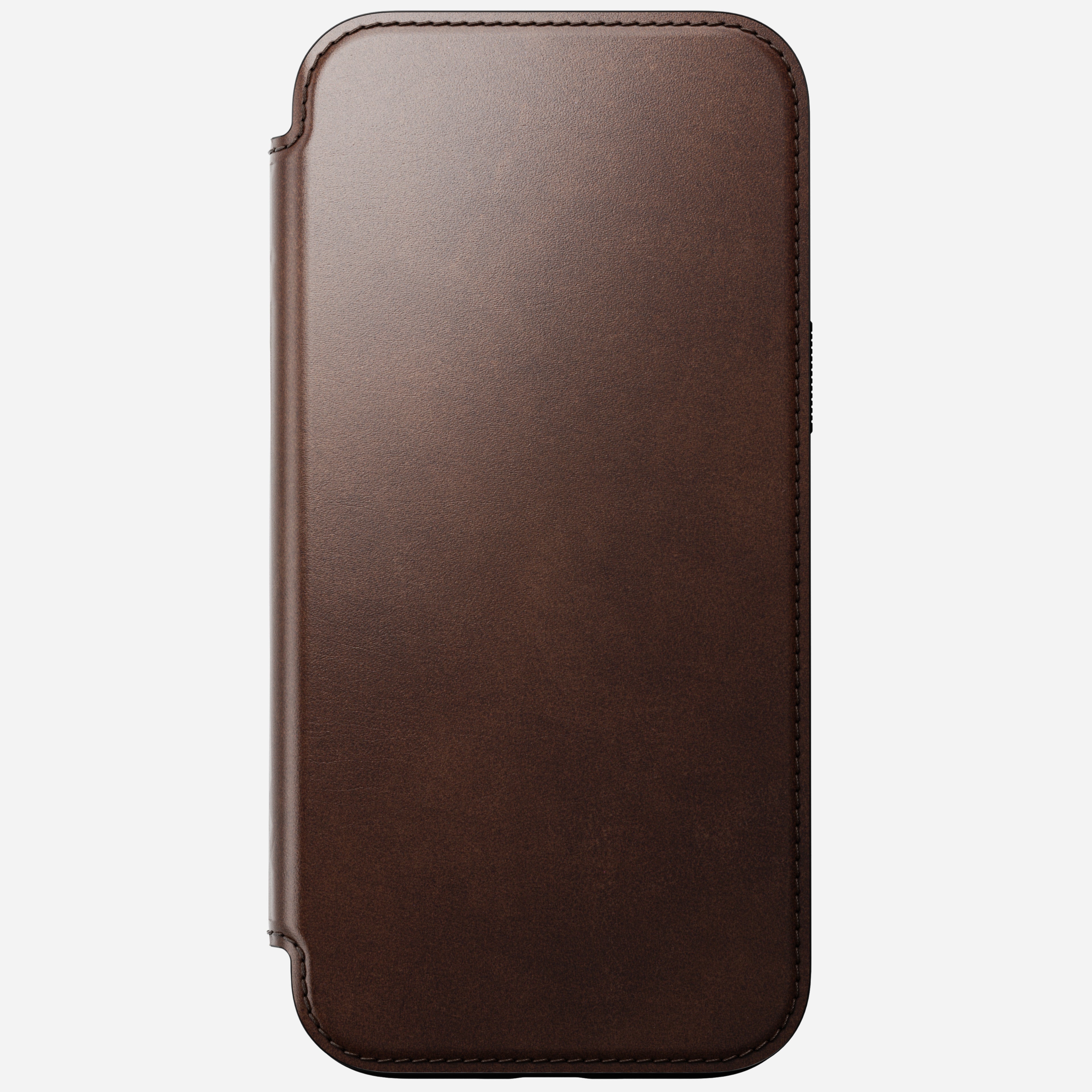 Modern Leather Folio - iPhone 16 Pro Max | Rustic Brown | Horween