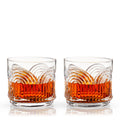 Beau Crystal Lowball Tumblers, Set of 2