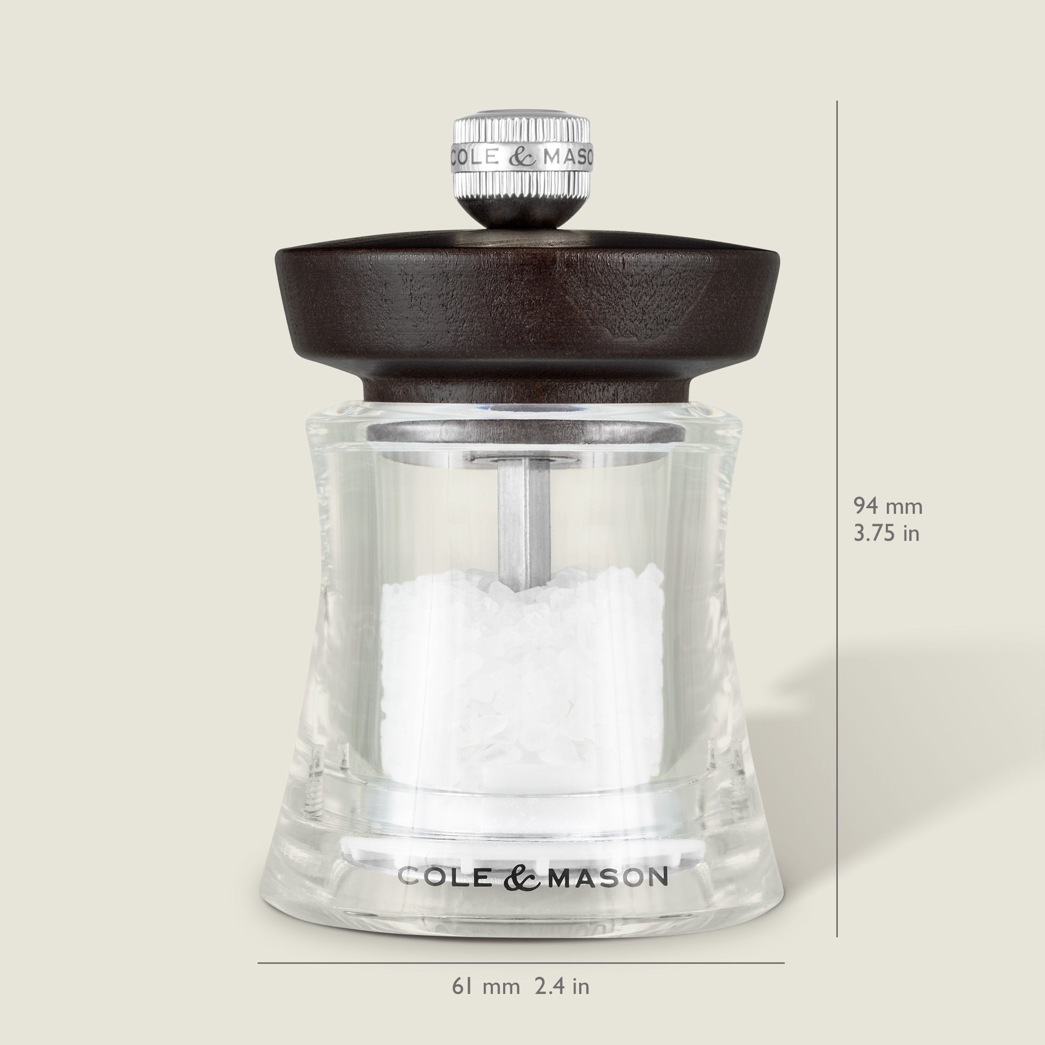 Cole & Mason Holborn Chocolate Beech Salt & Pepper Mills