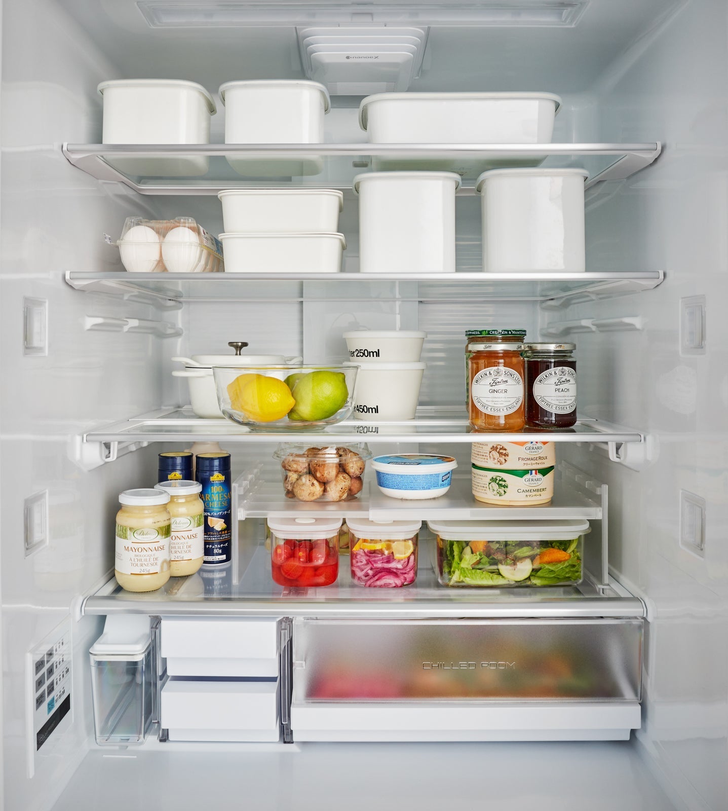Two-Way Adjustable Refrigerator Shelf