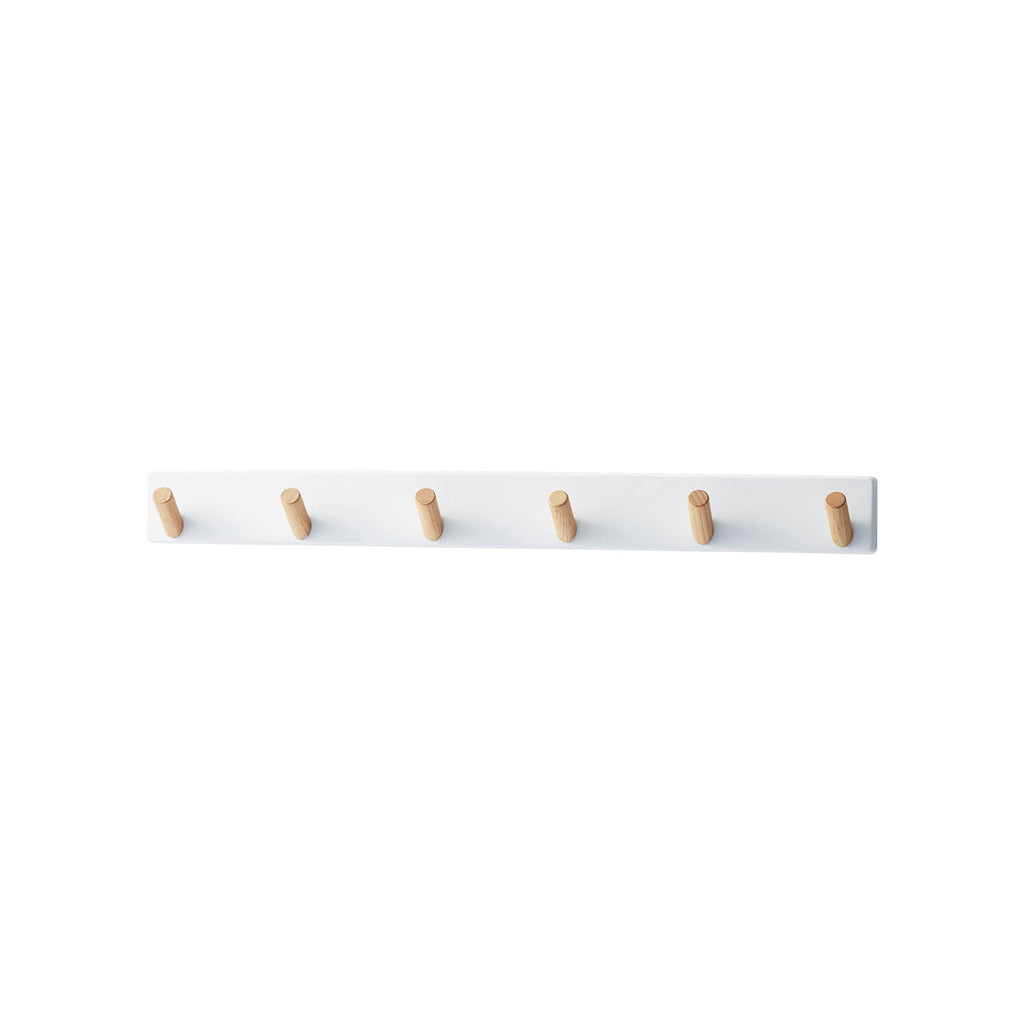 Wall-Mounted Coat Rack - Steel + Wood