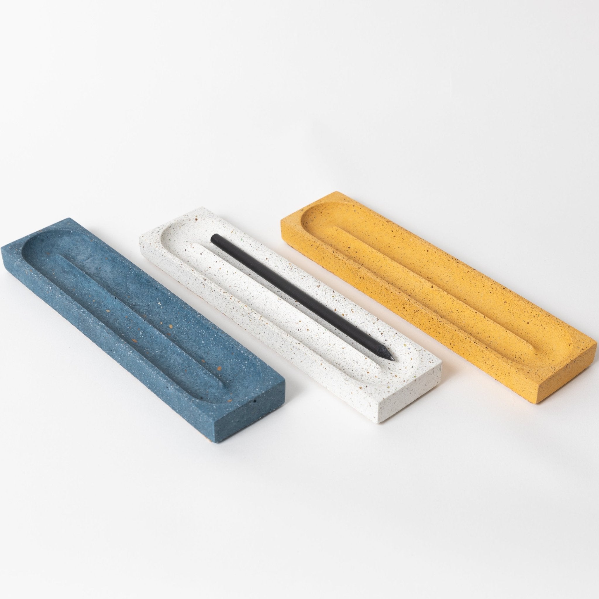 Pencil Tray | Cobalt Terrazzo