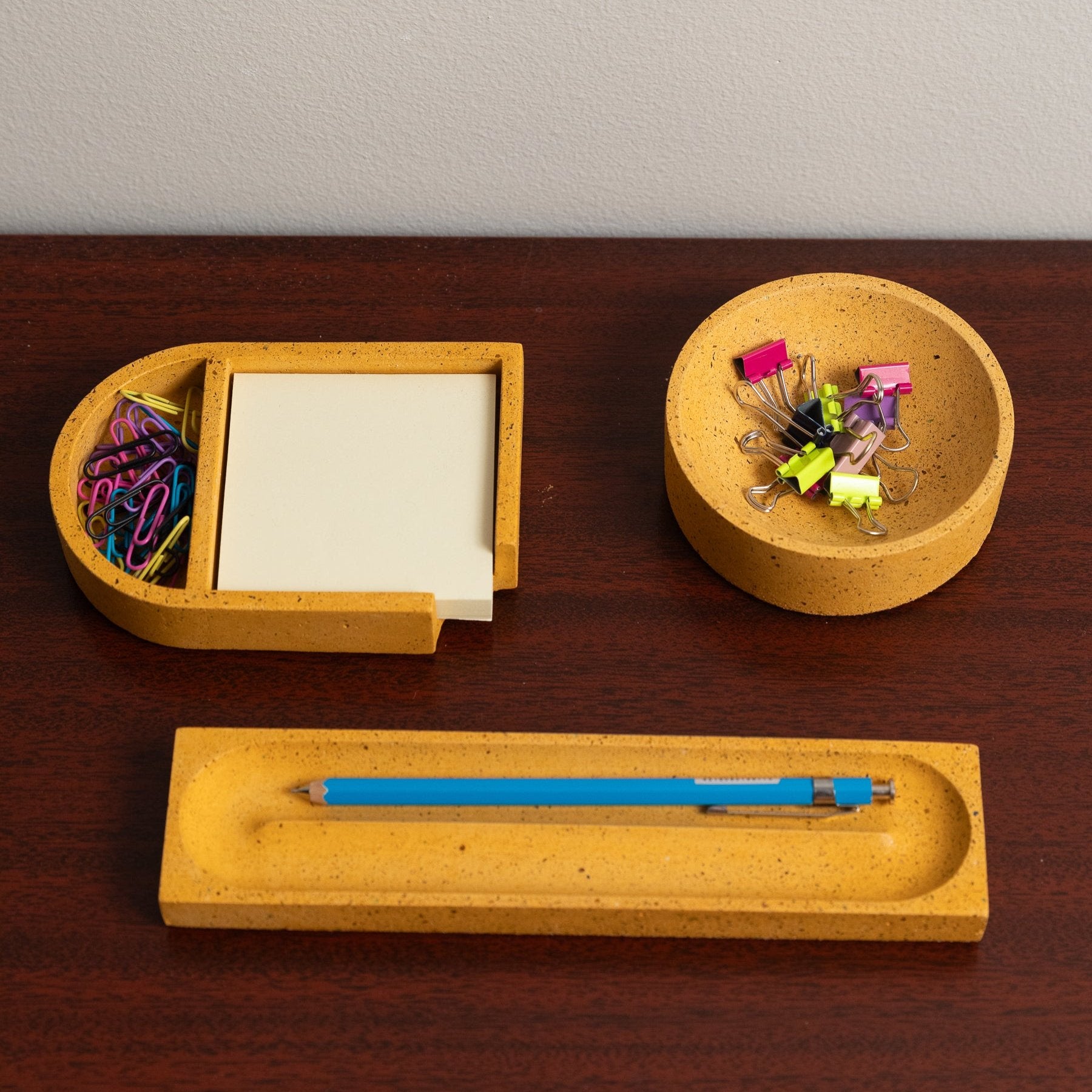 Sticki Note Holder | Marigold Terrazzo
