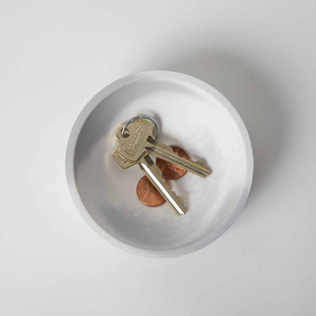 4" Catch-All | Grey & White