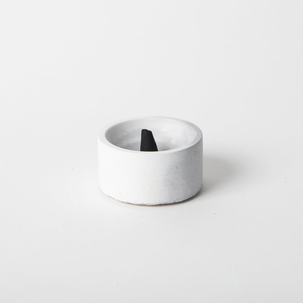 Round Incense Holder | Black & Grey