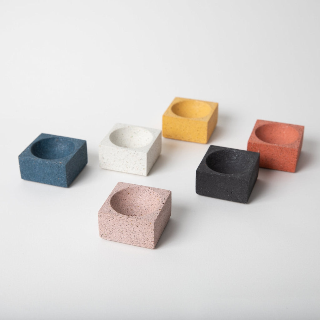 Square Incense Holder | Coral Terrazzo