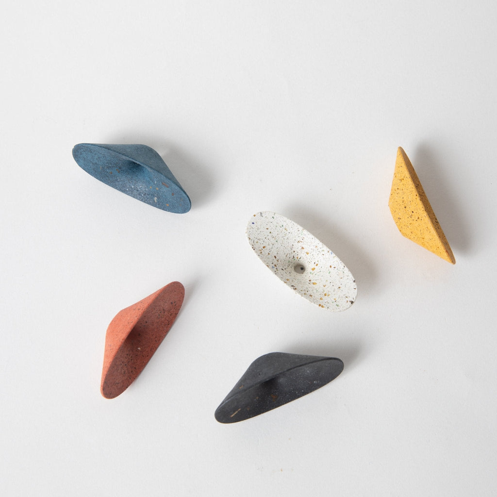 Dimple Coat Hook | Coral Terrazzo