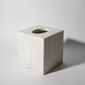 Tissue Box Cover | White Terrazzo