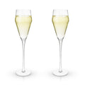 Raye Angled Crystal Prosecco Glasses Set of 2