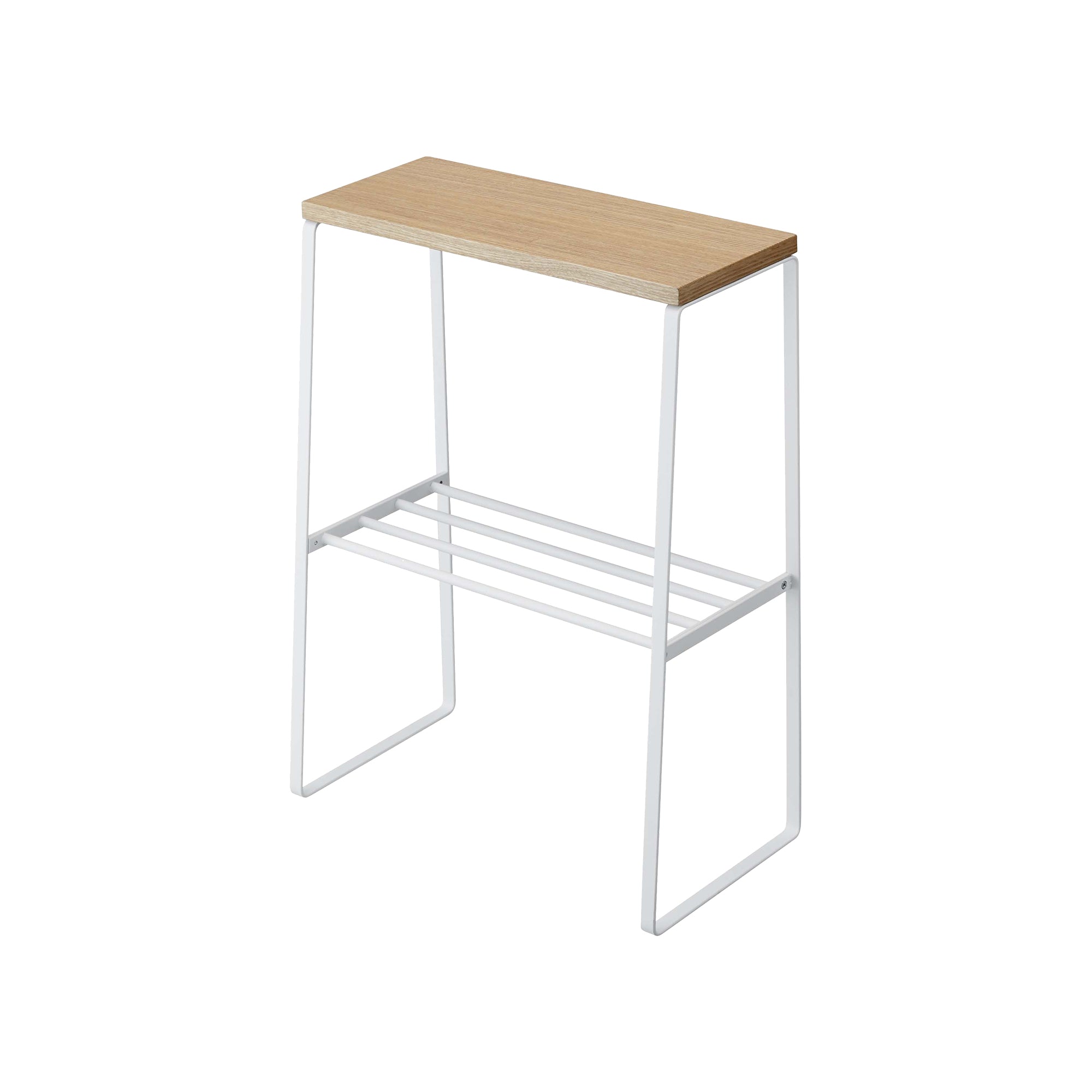 End Table (22" H)  - Steel + Wood