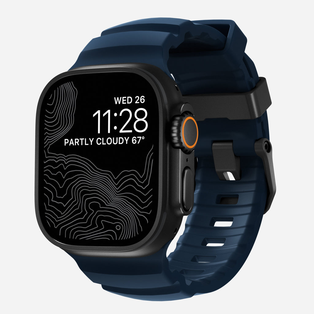 Rocky Point Band - 46mm/49mm | Atlantic | Black Hardware