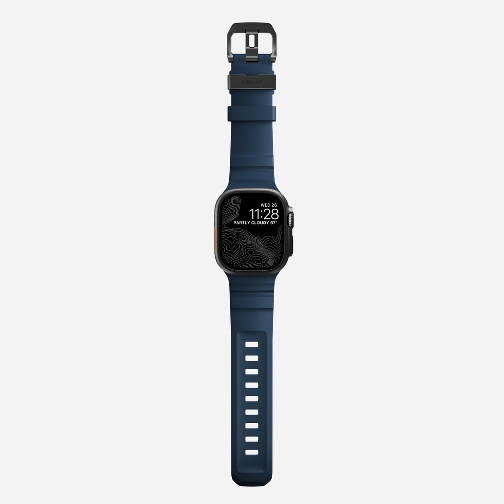 Rocky Point Band - 46mm/49mm | Atlantic | Black Hardware