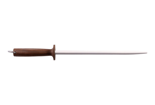 12" Oval Ceramic Honing Rod for Kitchen Knives