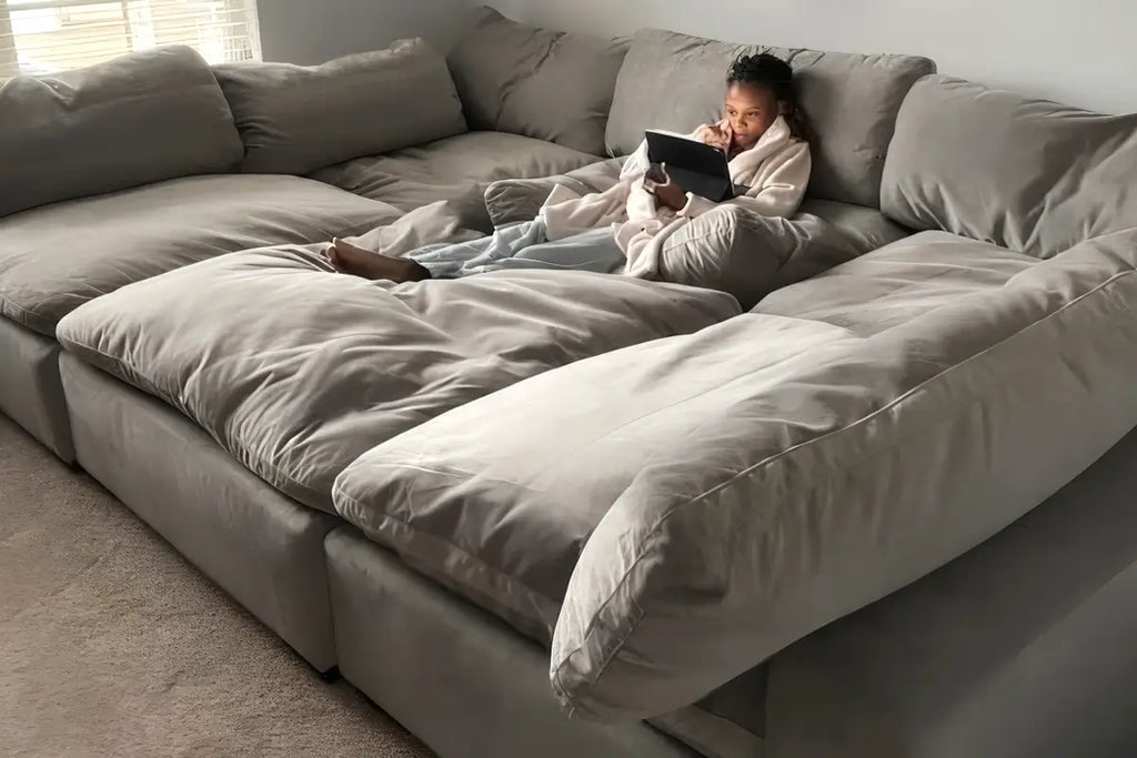 6-Cube Sectional or Iconic Movie Pit