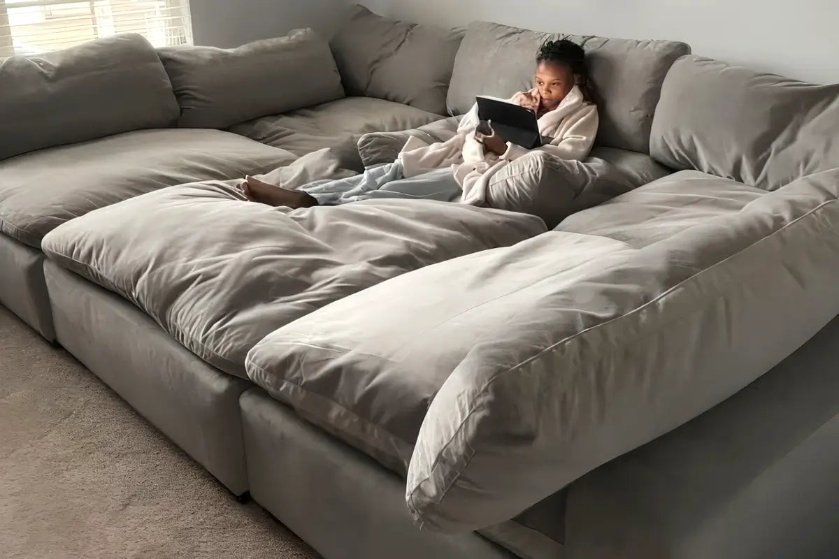 6-Cube Sectional or Iconic Movie Pit