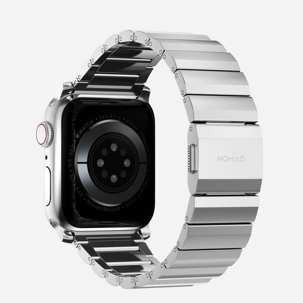 Steel Band - 46mm/49mm | Silver Hardware