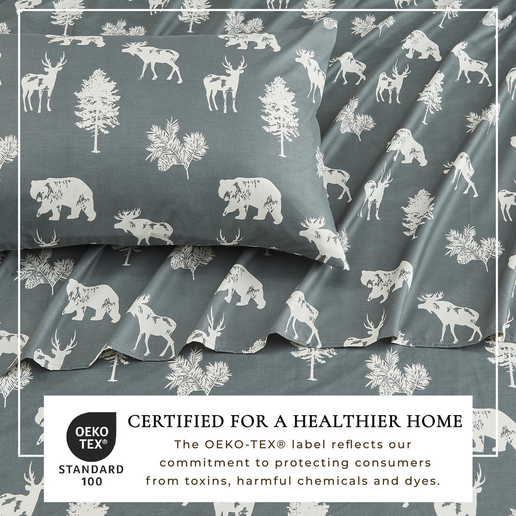 Lodge Printed Sheet Set - Mountain Ridge Collection