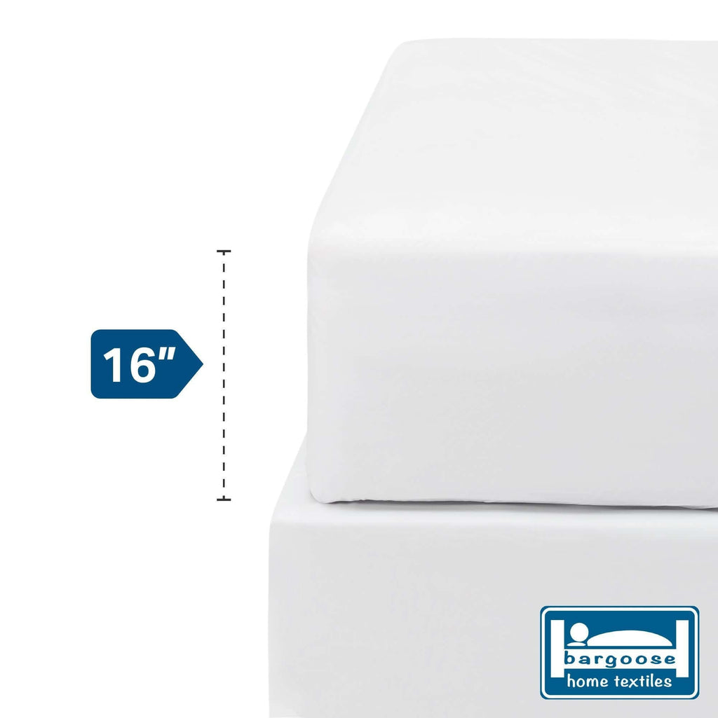 Commercial Fitted Vinyl Mattress Cover | Heavyweight 6-Gauge Protection