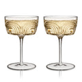 Beau Crystal Cocktail Coupes, Set of 2