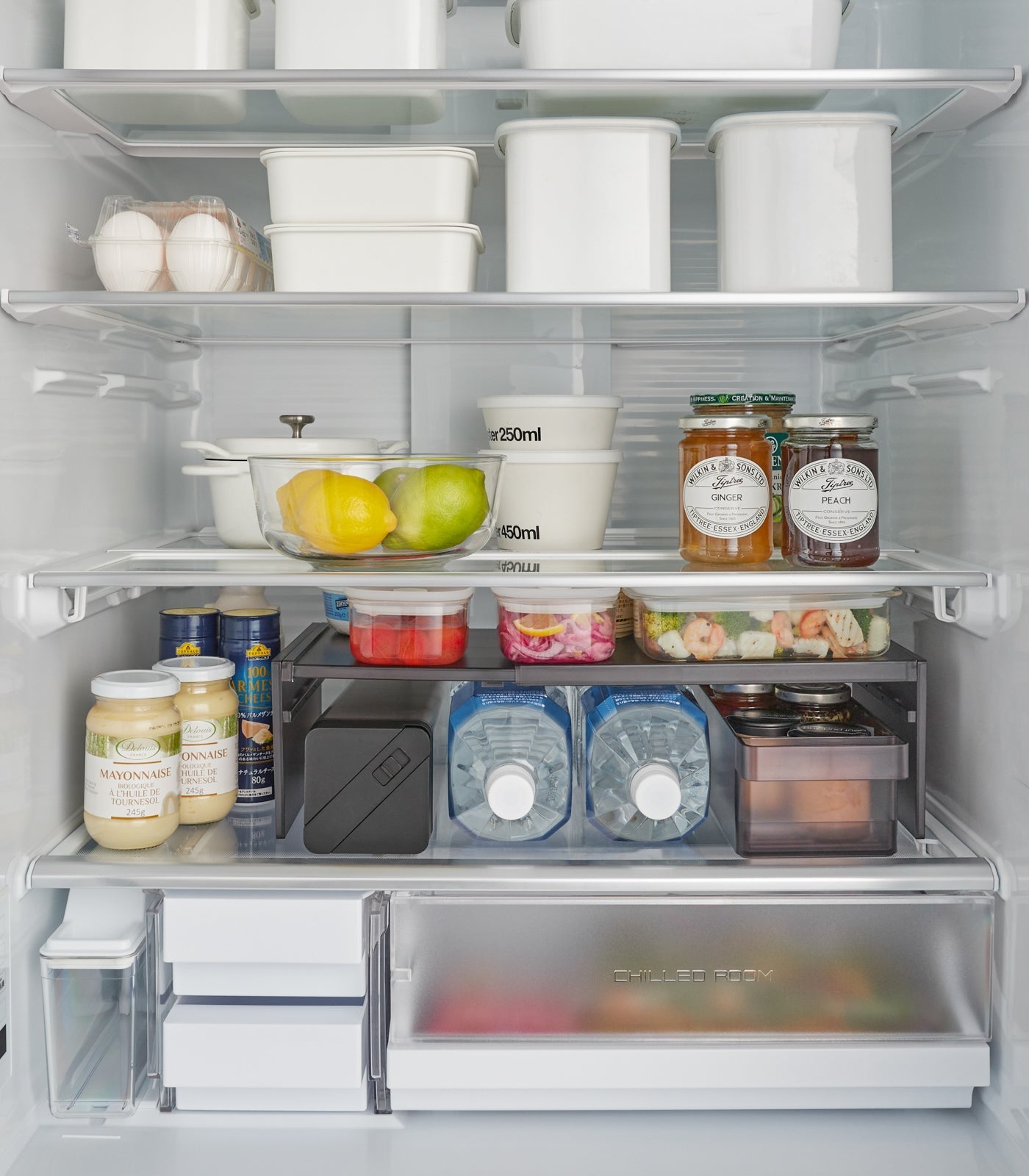 Two-Way Adjustable Refrigerator Shelf