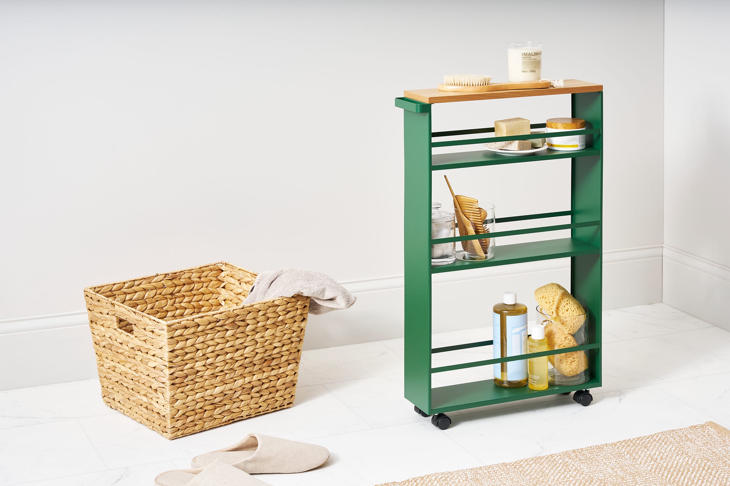 Slim Storage Cart (32" H)  - Steel
