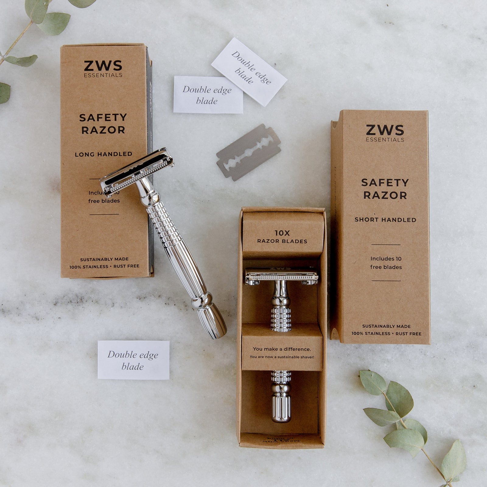 Zero Waste Razor Replacement Blades
